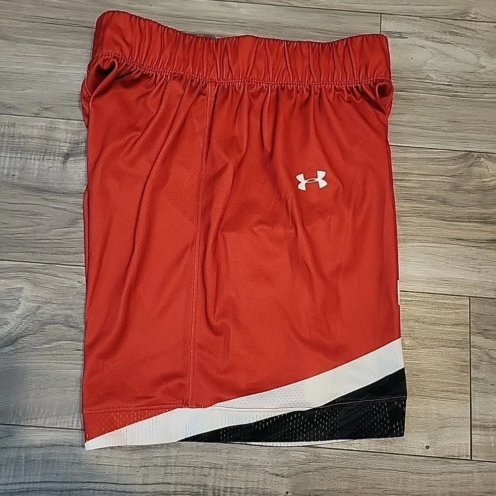 Under Armour‎ Texas Tech Team Basketball Short Men's Small Red